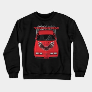 Firebird Trans Am 79-81 - red and black Crewneck Sweatshirt